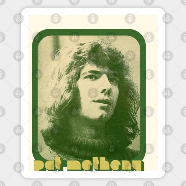 Pat Metheny / Retro 70s Style Fan Art Design Magnet by DankFutura